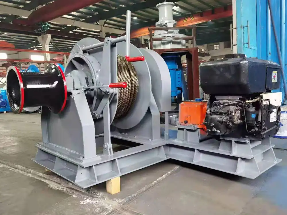 Diesel Engine Driven Marine Winch