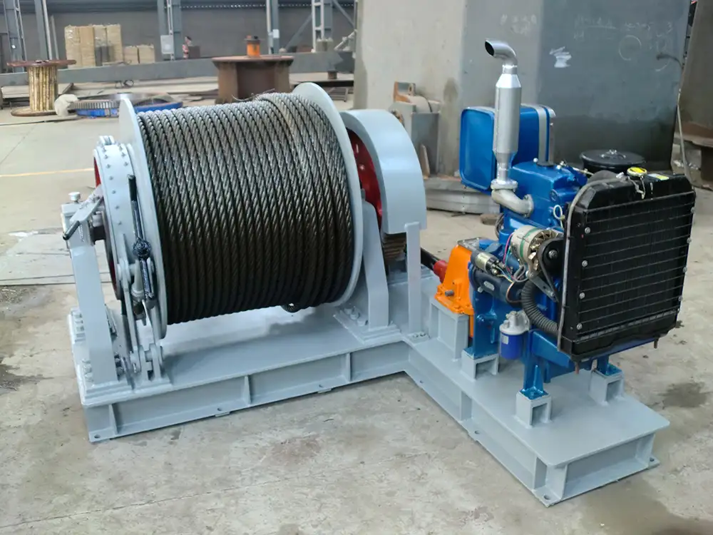 4 Ton Diesel Mooring Winch