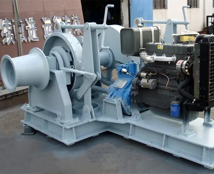 Diesel Driven Winch for Mooring Operation