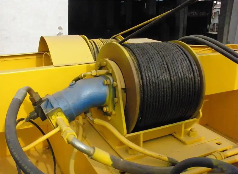 Hydraulic Winch For Construction