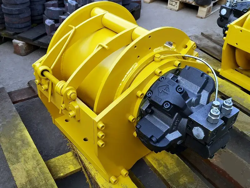 Single drum five star motor Hydraulic winch