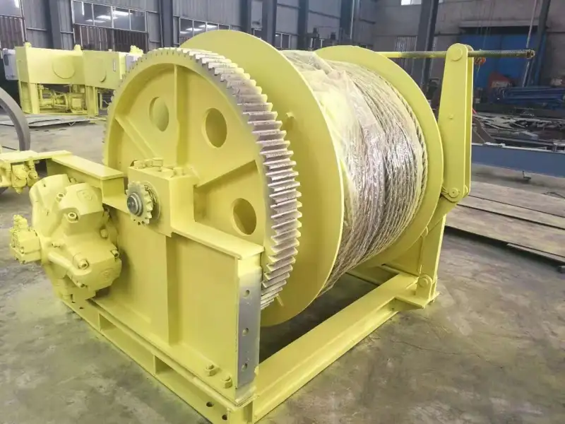 Wire Rope Hydraulic Winch System