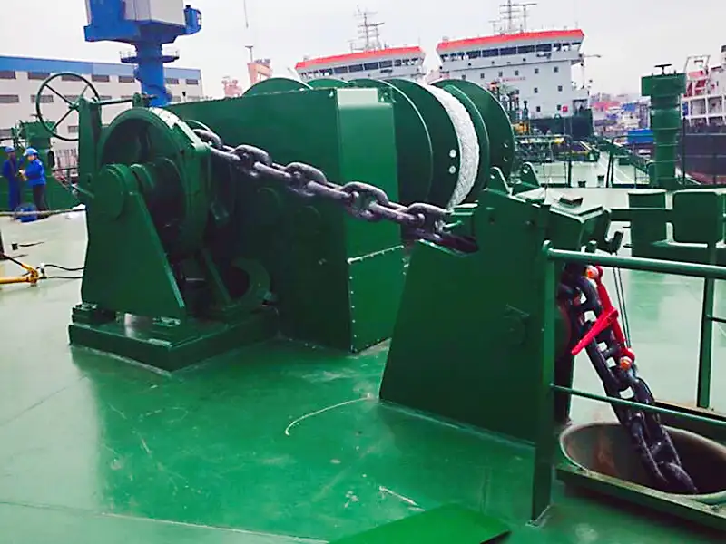 anchor chain mooring winch