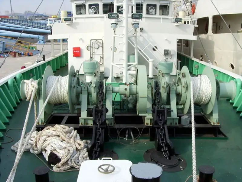 anchor mooring winch