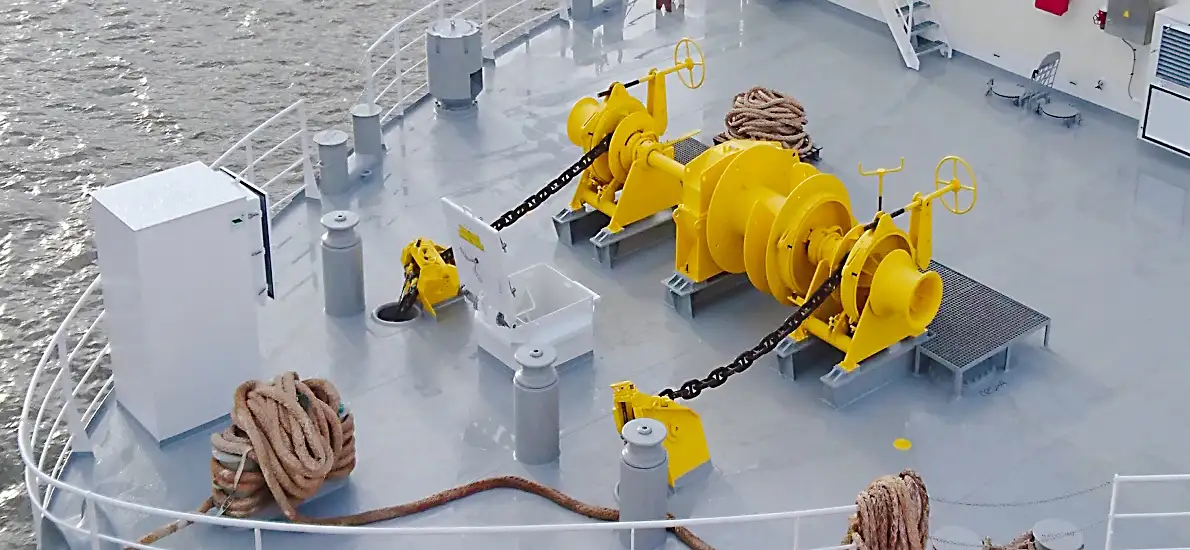 ship winch equipment